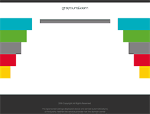 Tablet Screenshot of greyound.com